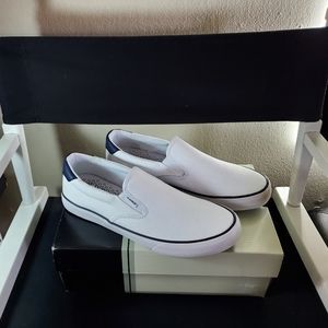 LUGZ Mens Clipper Sneaker White Blue 10 D